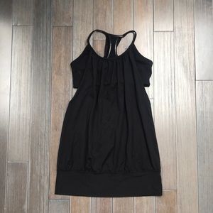 Black Lululemon Top with Built in Sports Bra